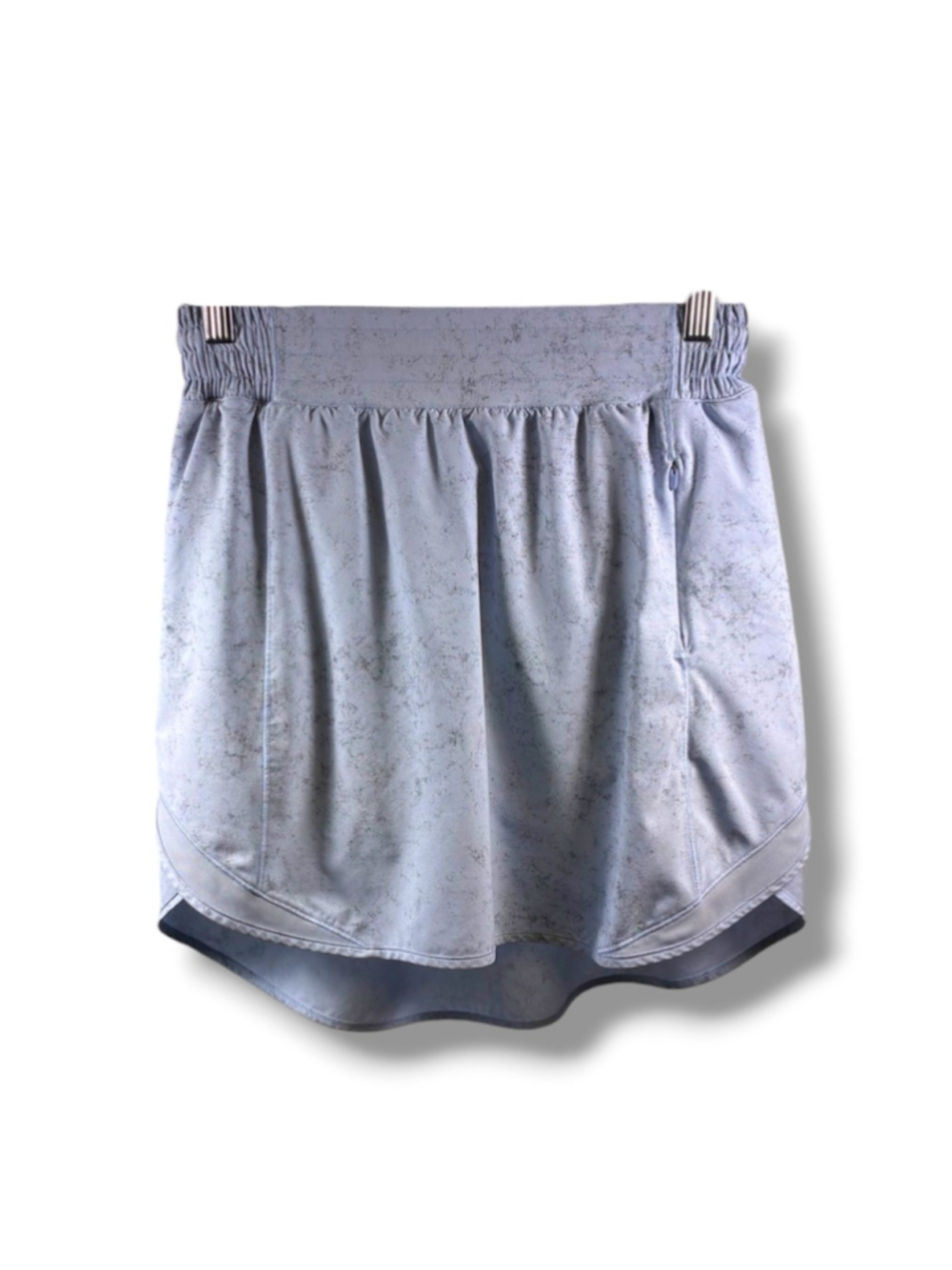 Lululemon Hotty Hot HR Skirt in Gravel Dust Pastel Blue Multi Size 6